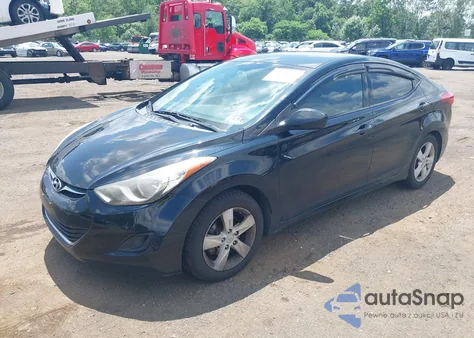 2013 Hyundai Elantra Gls из США, поврежденный, VIN KMHDH4AE6DU720716